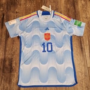 Pedri Spain #10 2022 Kit Mens New